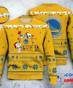 Golden State Warriors Snoopy Nba Ugly Christmas Sweater 1