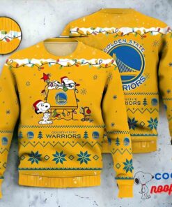 Golden State Warriors Snoopy Nba Ugly Christmas Sweater Christtmas Holiday Gift 1