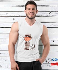 Gorgeous Snoopy Casablanca Movie T Shirt 3