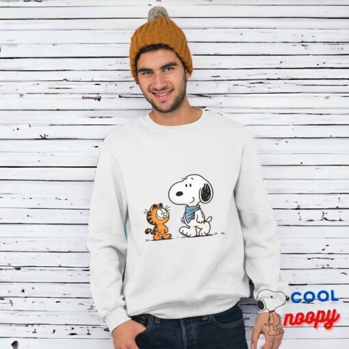 Gorgeous Snoopy Garfield T Shirt 1