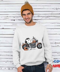 Gorgeous Snoopy Harley Davidson T Shirt 1