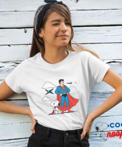 Gorgeous Snoopy Superman T Shirt 4