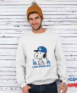 Greatest Snoopy Los Angeles Dodger Logo T Shirt 1