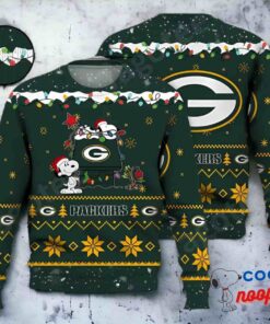 Green Bay Packers Snoopy Nfl Ugly Christmas Sweater 1