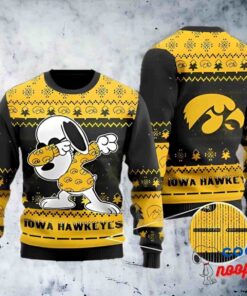 Hawkeyes Rare Snoopy Aop Ugly Christmas Sweater Christtmas Holiday Gift 1