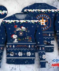 Houston Astros Snoopy Mlb Ugly Christmas Sweater 1