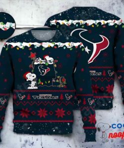 Houston Texans Snoopy Nfl Ugly Christmas Sweater 1