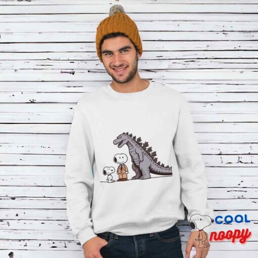 Impressive Snoopy Godzilla T Shirt 1