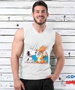 Impressive Snoopy Pokemon T Shirt 3