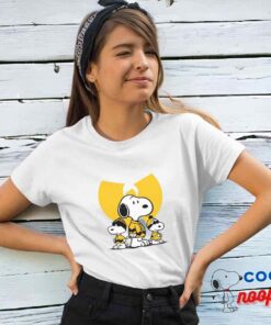 Impressive Snoopy Wu Tang Clan T Shirt 4