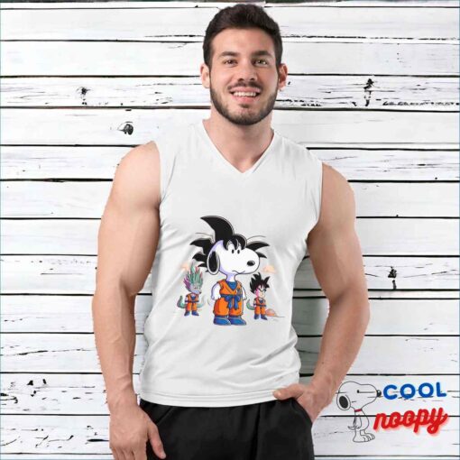 Inexpensive Snoopy Dragon Ball Z T Shirt 3