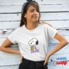 Inexpensive Snoopy Los Angeles Lakers Logo T Shirt 4