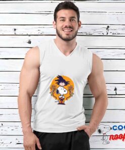 Inspiring Snoopy Dragon Ball Z T Shirt 3