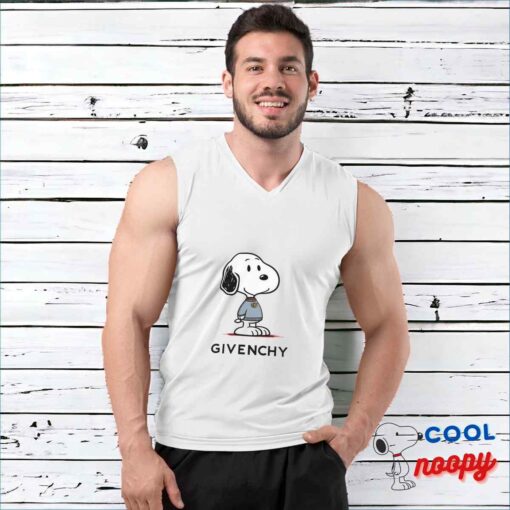 Inspiring Snoopy Givenchy Logo T Shirt 3