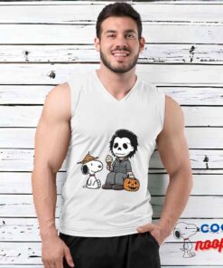 Inspiring Snoopy Michael Myers T Shirt 3