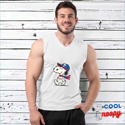 Inspiring Snoopy Philadelphia Phillies Logo T Shirt 3