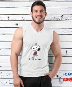 Irresistible Snoopy Givenchy Logo T Shirt 3