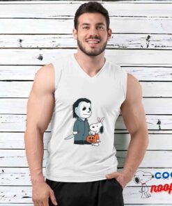 Irresistible Snoopy Michael Myers T Shirt 3