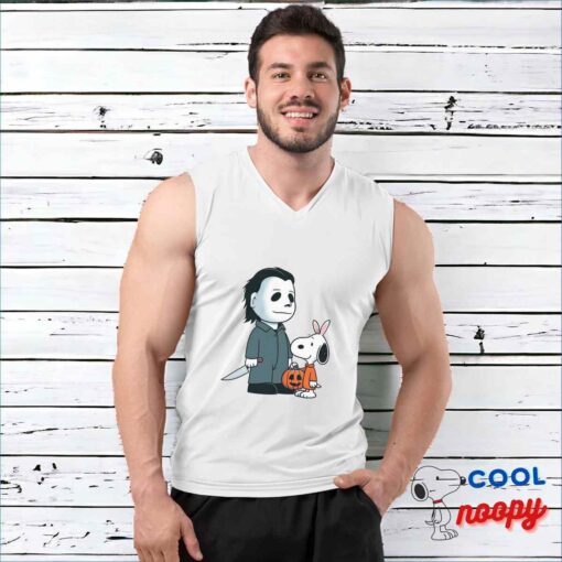 Irresistible Snoopy Michael Myers T Shirt 3