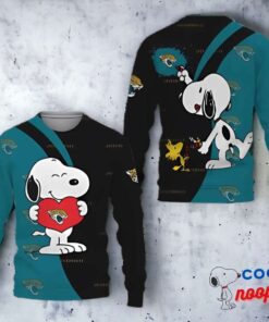 Jacksonville Jaguars Snoopy Cute Heart Ugly Xmas Sweater 1