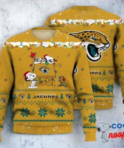 Jacksonville Jaguars Snoopy Nfl Ugly Christmas Sweater 1