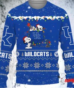 Kentucky Wildcatss Snoopy House Cute Christmas Gift Ugly Christmas Sweater 1