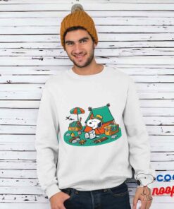 Last Minute Snoopy Camping T Shirt 1