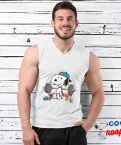 Last Minute Snoopy Gym T Shirt 3