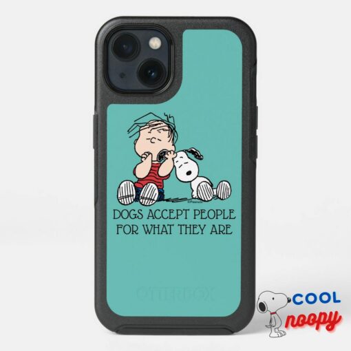 Linus Comforted With Snoopys Ear Otterbox Iphone Case 8