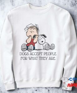 Linus Comforted With Snoopys Ear Sweatshirt 2