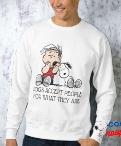 Linus Comforted With Snoopys Ear Sweatshirt 6