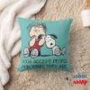Linus Comforted With Snoopys Ear Throw Pillow 8