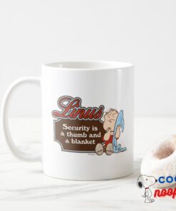 Linus Security Is A Thumb And A Blanket Coffee Mug 15