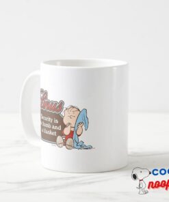 Linus Security Is A Thumb And A Blanket Coffee Mug 3