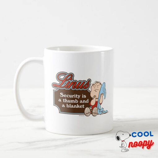 Linus Security Is A Thumb And A Blanket Coffee Mug 5