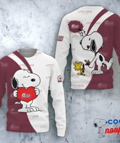 Little Rock Trojans Snoopy Cute Heart Funny Sweater Christmas 1