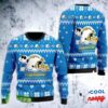 Los Angeles Chargers Cute Snoopy Football Helmet Ugly Christmas Sweater 1