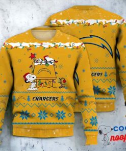 Los Angeles Chargers Snoopy Nfl Ugly Christmas Sweater 1