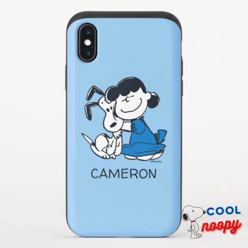 Lucy Hugging Snoopy Uncommon Iphone Case 6
