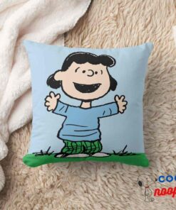 Lucy With Arms Wide Throw Pillow 8