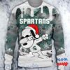 Michigan State Spartans Snoopy Dabbing The Peanuts Sports Ugly Christmas Sweater 1