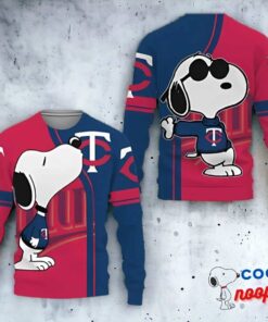 Minnesota Twins Champion Snoopy Sweater All Over Printed 1