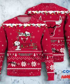 Nba Chicago Bulls Snoopy Ugly Christmas Sweater 1