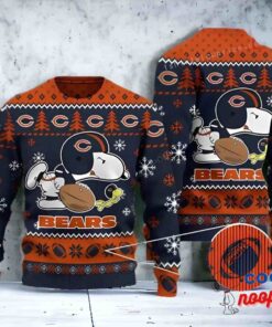 Nfl Chicago Bears Snoopy Ugly Christmas Sweater 1