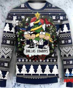 Nfl Dallas Cowboys Snoopy Dog Logo Ugly Christmas Sweater 1