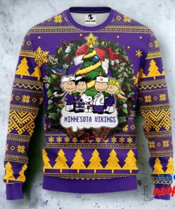 Nfl Minnesota Vikings Snoopy Dog Ugly Christmas Sweater 1