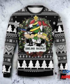 Nfl Oakland Raiders Snoopy The Peanuts Ugly Christmas Sweater 1