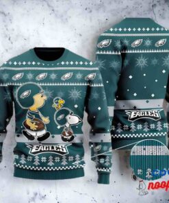 Nfl Philadelphia Eagles Snoopy Ugly Christmas Sweater Xmas Gifts 1