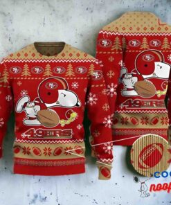 Nfl San Francisco 49ers Snoopy Ugly Sweater Christmas 1