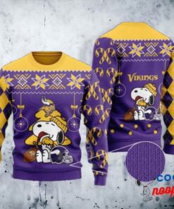 Nfl Snoopy Minnesota Vikings Ugly Sweater Xmas Gifts 1